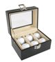 Golf Ball Case (6) - Designer Black